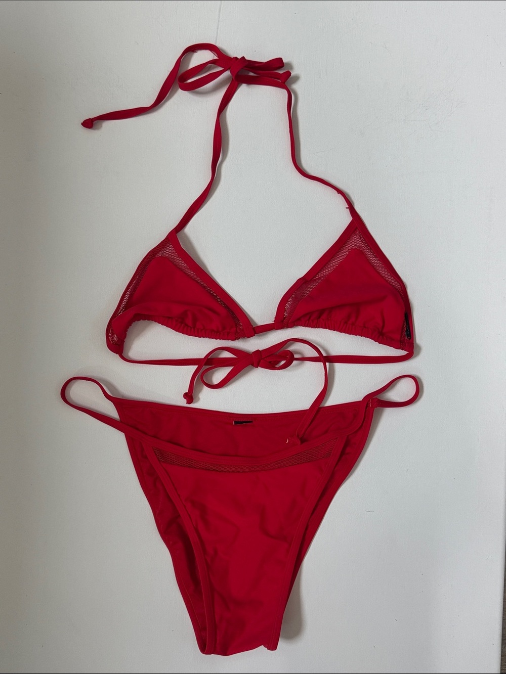 Kendall & Kylie Red Triangle Bikini